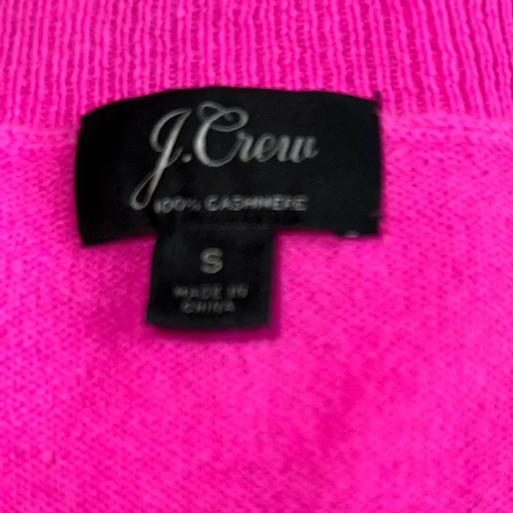 J. Crew Pink Cashmere Women's Sweater - Picture 3 of 3